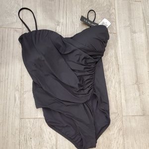 Ladies Black One Piece Swimsuit